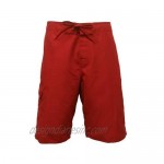 UN92 Solid 22 Board Shorts - Red-34