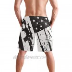 XUWU Men's Quick Dry Swim Trunks with Pockets Beach Board Shorts Bathing Suits