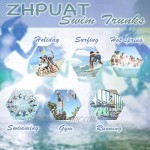 ZHPUAT Men's Swim Trunks Beach Board Shorts Quick Dry Bathing Suits Holiday Shorts