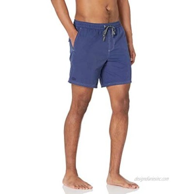 Lacoste Men's Solid Semi Fancy Swim Trunks