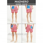 MADHERO Mens Swim Trunks Short Bathing Suit with Mesh Lining Swimming Shorts