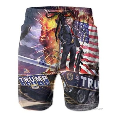 Trump 2024 Mens Printed Swim Trunks Swim Shorts Funny Swimwear Bathing Suits