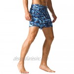 Unitop Men's Swimming Shorts Slim Fit Lightweight Hawaiian Surf Board Trunks