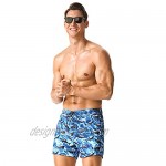 Unitop Men's Swimming Shorts Slim Fit Lightweight Hawaiian Surf Board Trunks