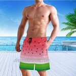visesunny Modern Men's Beach Shorts Swim Trunks Quick Dry Casual Polyester Swim Shorts