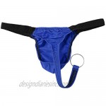 Agoky Men's Stretchy Sissy Lingerie Pouch Thongs Bulge Low Rise Panties Bikini Briefs