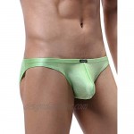 iKingsky Men's Big Pouch Briefs Sexy Bulge Underwear High Stretch Low Rise Mens Under Panties