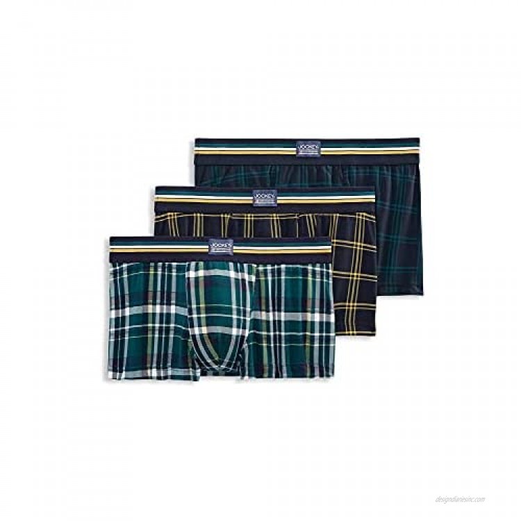 Jockey Men's Underwear USA Originals Cotton Stretch Trunk - 3 Pack