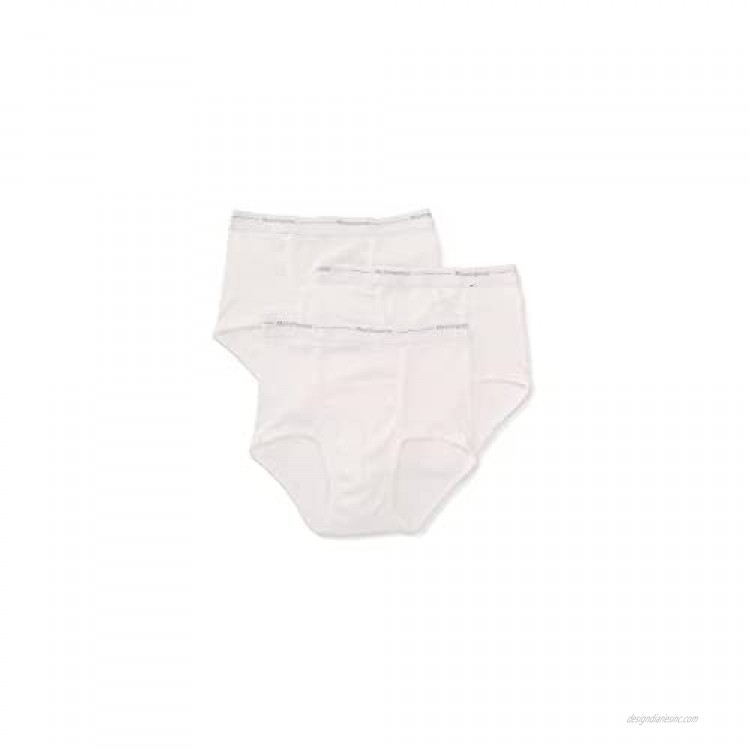 Munsingwear Men's Full Rise Pouch Classic White Briefs - 3 Pack MW21
