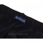 Vanever Men's Briefs Basic Cotton Underwear with Pouch and Elastic Waistband 3 Pack