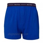 Nautica Men's Boxer Modal Cotton Fit Boxer with Functional Fly Tagless 3 Pack