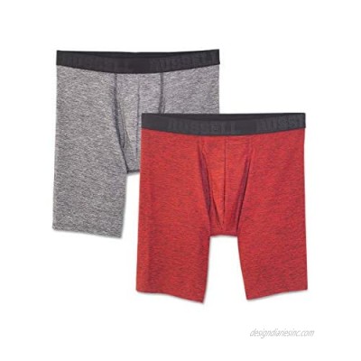Russell Athletic Men’s FreshForce Odor Protection Performance Boxer Briefs  Assorted (2 Pack)