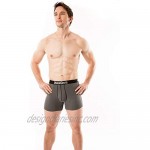 UnderGents Men's Boxer Brief Underwear. 4.5 Leg & Flyless Pouch for CloudSoft Cooling Comfort Not Compression