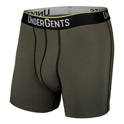 UnderGents Men's Boxer Brief Underwear. 4.5" Leg & Flyless Pouch for CloudSoft Cooling Comfort Not Compression