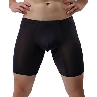 Winday Men's Briefs Breathable Ice Silk Sports-Inspired Underwear Boxer Briefs