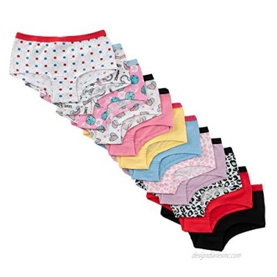 Alyce Intimates Girls Boyshort  Assorted Solids & Prints Pack of 12