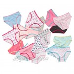 Alyce Intimates Pack of 18 Girls Cotton Brief Assorted Solids & Prints