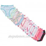 Alyce Intimates Pack of 18 Girls Cotton Brief Assorted Solids & Prints