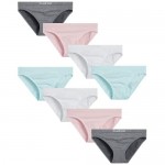 bebe Girls' Underwear - Seamless Microfiber Bikini Panties (Big Girl)