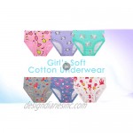 Blooven Girls’ Underwear Soft Cotton Toddler Panties Briefs (Pack of 6)