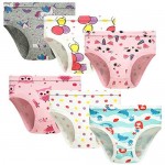 HeyKing Little Girls Panties Baby Soft 100% Cotton Underwear Toddler Undies 6 Pack (size 6) …