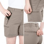 33 000ft Women's Hiking Shorts Quick Dry Cargo Shorts for Hiking Camping Travel