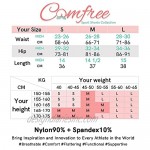 COMFREE Ruched Butt Lifting Shorts Seamless Compression Gym Shorts Tummy Control Sports Shorts for Women