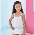 Brix Girls' Toddler Undershirts Cami - 4 Pack Tank Top Super Soft Fashion Girls.