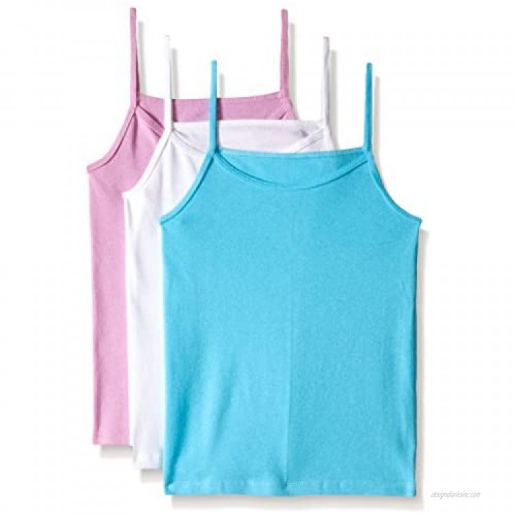 Fruit of the Loom Big Girls' Assorted Cami (Pack of 3)