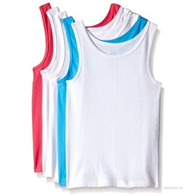 Fruit of the Loom Big Girls' Assorted Tank (Pack of 5)