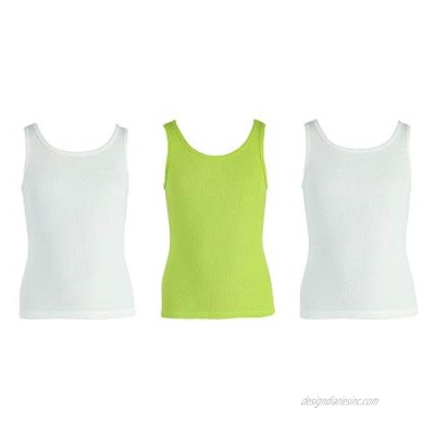 Fruit of the Loom Girls Assorted Cotton Tanks 3-Pack