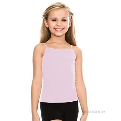 Kurve Girl’s Sleeveless Tank Top – Stretch Undershirts Cami Camisole  UV Protective Fabric  Rated UPF 50+ (Made in USA)