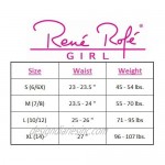 Rene Rofe Girls White Undershirt Tank Top - Supersoft Tagless Snug Fit (6 Pack)