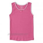 Sportoli Girls Ultra Soft 100% Cotton Tank Top Tagless Cami Undershirts (4 Pack)