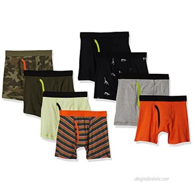  Essentials Boys' Cotton Boxer Briefs Underwear
