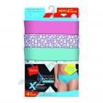 Hanes Women's Constant Comfort Comfortblend Hipster 4-Pack Panty Assorted