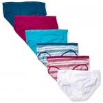 Hanes Women's Signature Breathe Cotton Hipster 6-Pack Assorted Colors Large (7)