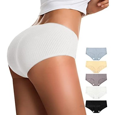 TERMEZY Womens Soft Full Coverage Seamless Underwear for Women Pack of 5