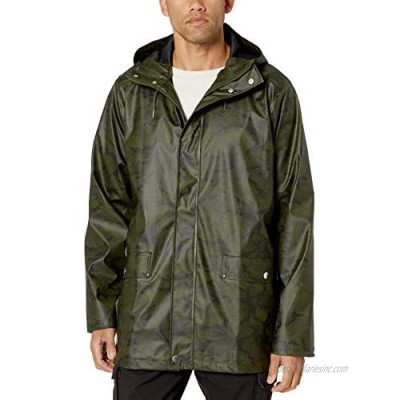 Helly-Hansen mens Moss Long Hooded Fully Waterproof Windproof Raincoat Jacket