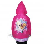 Disney Frozen Little Girls' Anna and Elsa Waterproof Outwear Hooded Rain Coat - Toddler