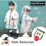Gigabit Kids Raincoat Clean Rain Coat Jacket Poncho for Boys Girls
