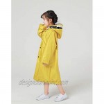 Kids Raincoat Waterproof Rain Poncho Jacket Coat for Girls Boys