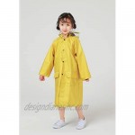 Kids Raincoat Waterproof Rain Poncho Jacket Coat for Girls Boys