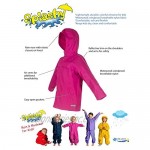 Splashy Nylon Children's Rain Jacket