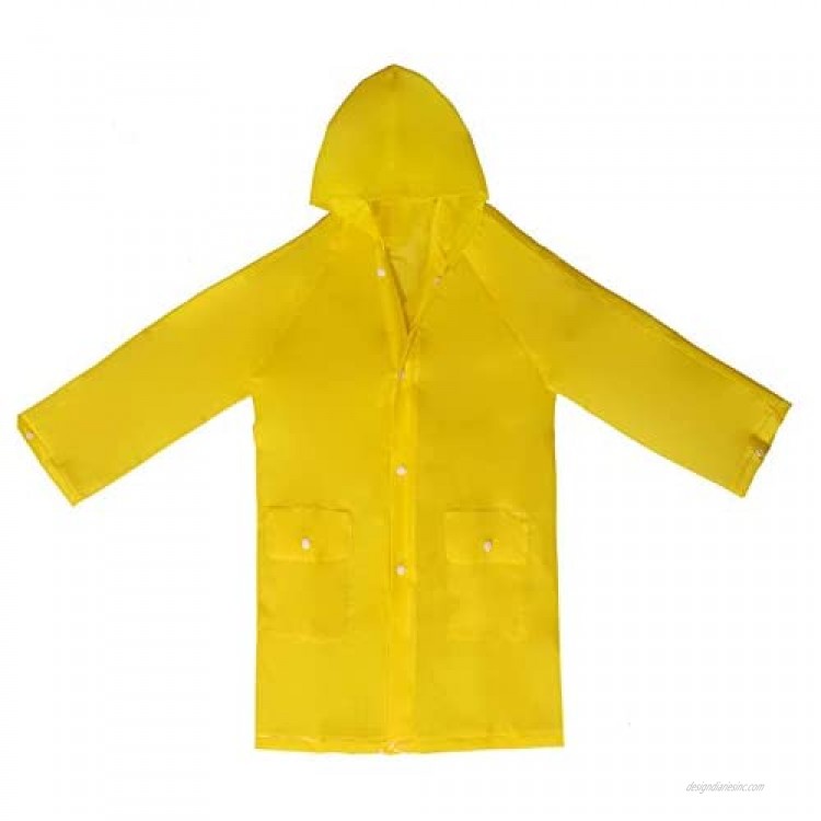 Taiduosheng Age 4~13 Kids Hooded Jacket Rain Raincoat Cover Long Rainwear