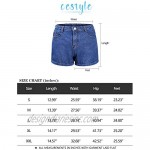 Cestyle Women's Casual Summer Denim Jean Shorts with Pockets