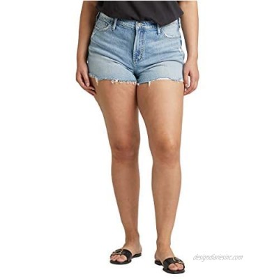 Silver Jeans Co. Women's Plus Size Frisco High-Rise Vintage Shorts