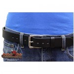 Bullhide Belts Max Thickness Work or Gun Belt for Men - 1.50” Wide Made in USA