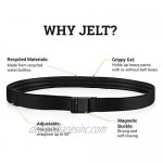 Jelt X Adjustable Elastic Stretch Belt | For Men and Women | Non-Slip | Made in USA | For Outdoors and Everyday