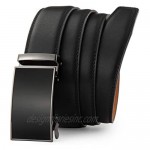 Men's Belt Ratchet Dress Belt with Automatic Buckle Brown/Black-Trim to Fit-35mm wide